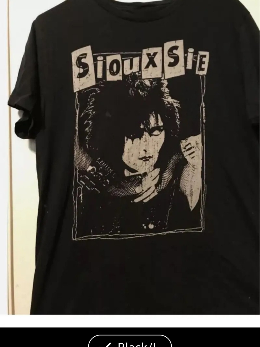 Black Graphic Band Tee - SIOUXSIE & THE BANSHEES